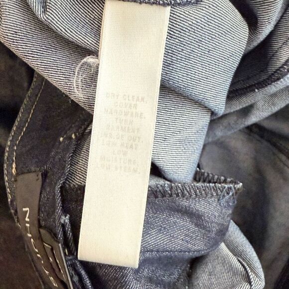 St. John Black Label Dark Wash Flat Front Straight Leg Denim - Women’s US 8 - Picture 7 of 7